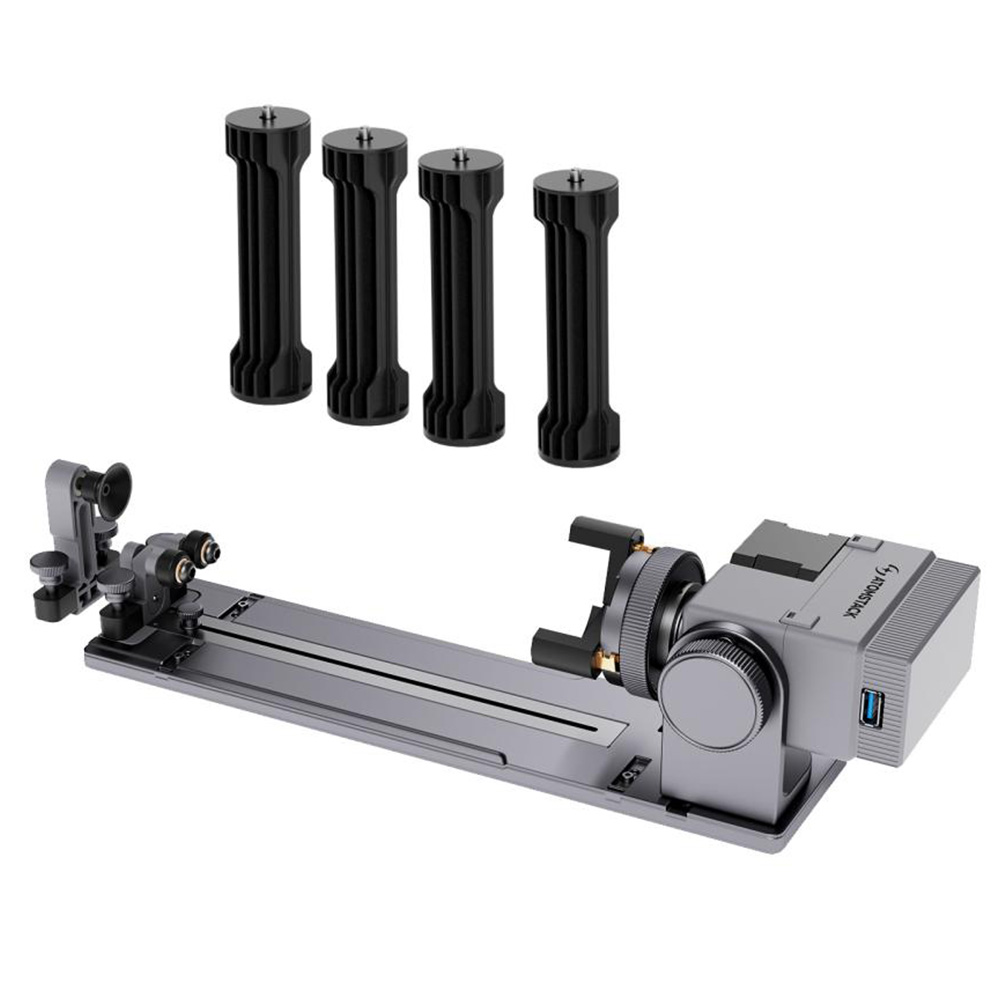 AtomStack R8 Rotary Chuck with Riser Feet