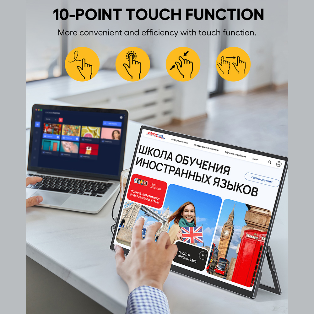 UPERFECT UTouch E6 Pro – Az érintőképernyős óriás, ami táskából előhúzva is kíméletlenül uralja az asztalt kép 1