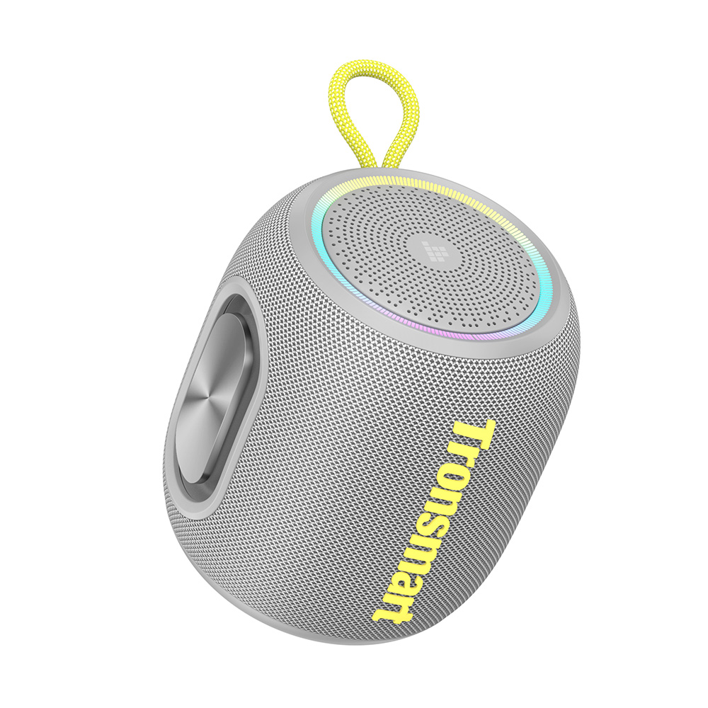 Tronsmart T8 Mini Portable Outdoor Speaker, 16W Output, Up to 20H of Battery Life, IPX7 Waterproof - Grey