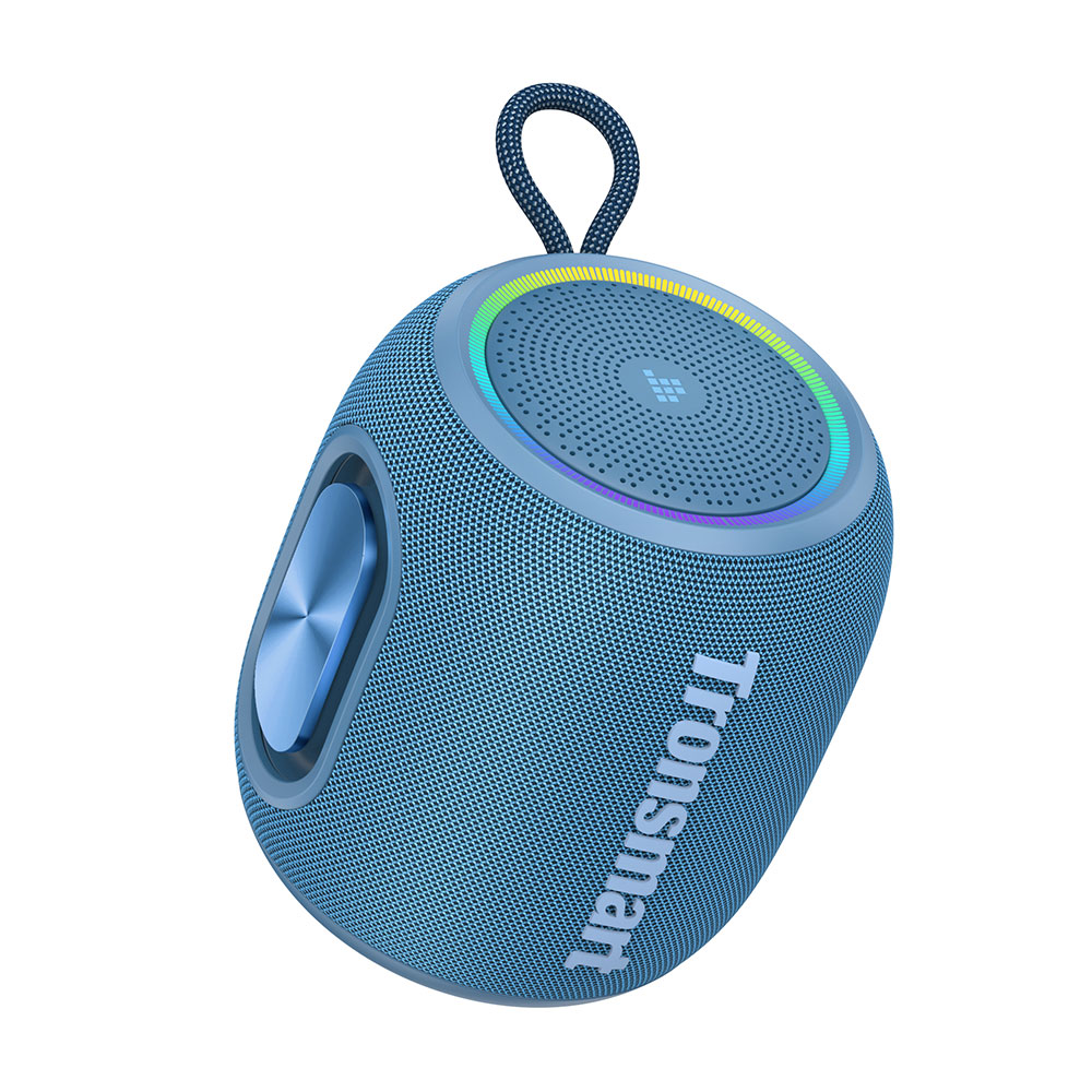 Tronsmart T8 Mini Portable Outdoor Speaker, 16W Output, Up to 20H of Battery Life, IPX7 Waterproof - Blue