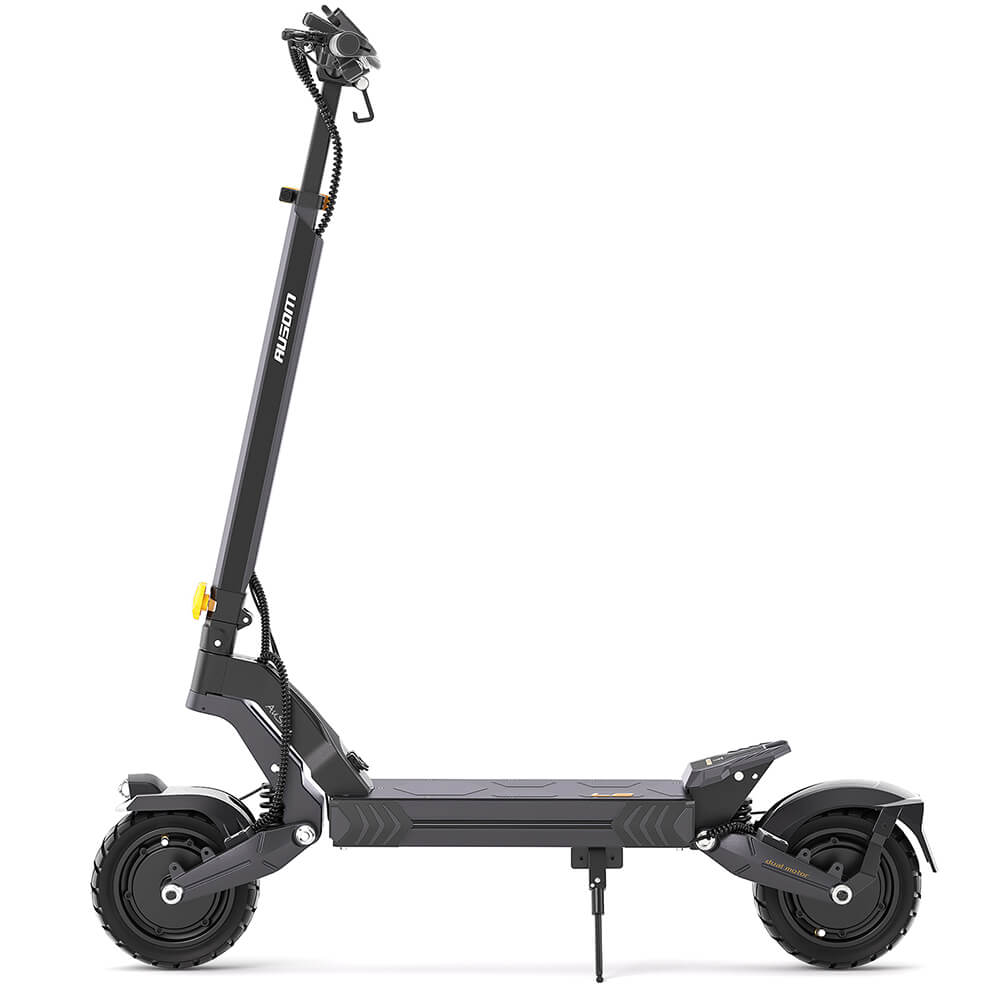 Ausom L2 Electric Scooter, 800*2 Motor, 48V 15.6Ah Battery, 10 inch Tires, 55km/h Max Speed, 70km Range, Dual Disc Brakes, Dual Suspension, NFC & Passcode Lock