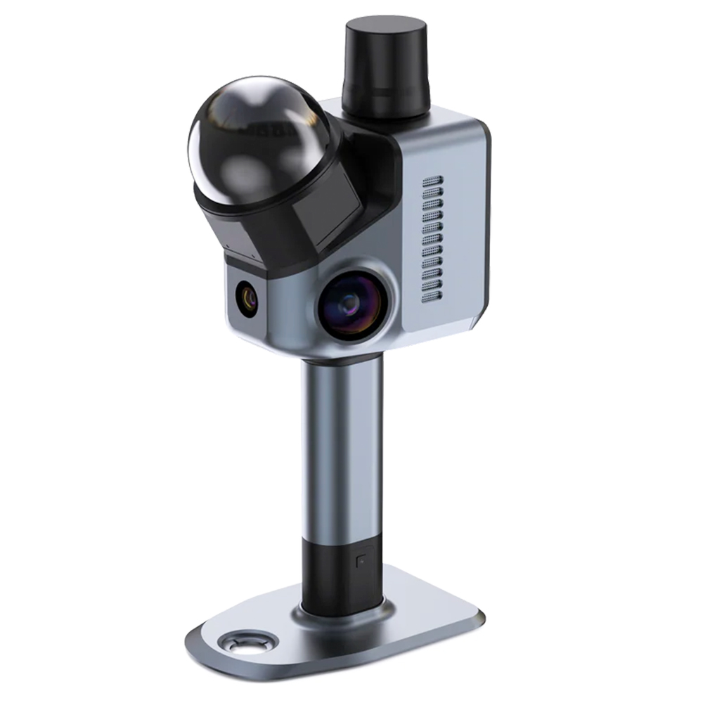 3DMakerpro Hawk LiDAR 3D Scanner, 1.5cm Precision, 484,000pts/s, 360° × 63.5° FOV, 80-140m Range, Dual 13MP Cameras, IP65 Metal Body, 12,000mAh Battery
