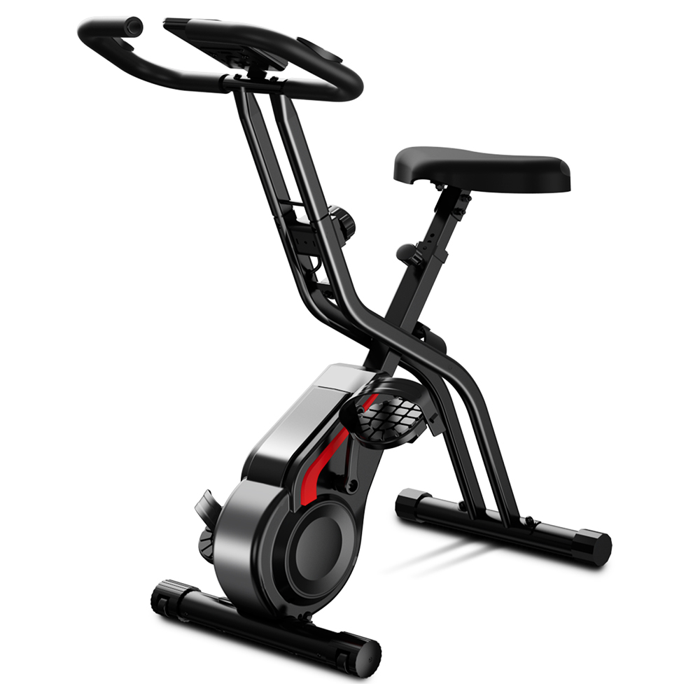 ROBORE CBX10 Home Exercise Bike, Quiet Magnetic Resistance, 8-Level Adjustable, Adjustable Seat & Handlebars, Max Load 136kg, LCD Display, Breathable PU Seat, Cardio Fitness Trainer
