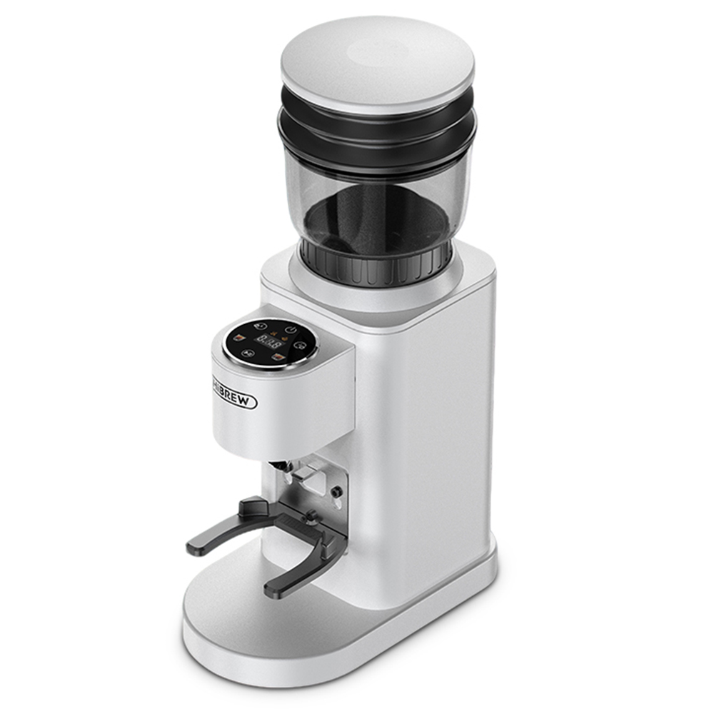 HiBREW G7 Coffee Grinder, 48 Grind Settings, Anti-Static Technology, Stainless Steel Conical Burr, Touch Panel, Compatible with 51/54/58mm Portafilters, Hands-Free Coffee Grinding