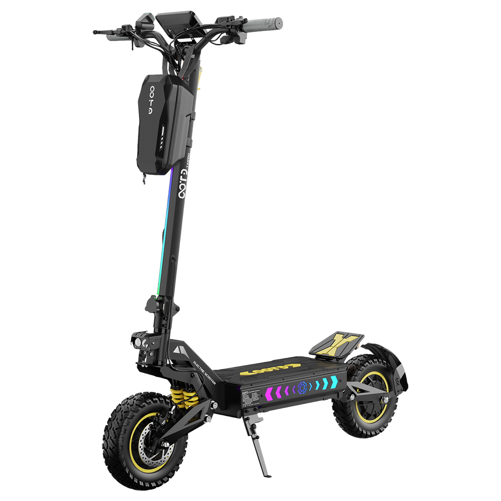 OOTD T10 Pro Electric Scooter, 2*1300W Motor, 52V 23.4Ah Battery, 11 inch Tires, 65km/h Max Speed, 70km Range, Hydraulic Disc Brakes, Spring Suspension