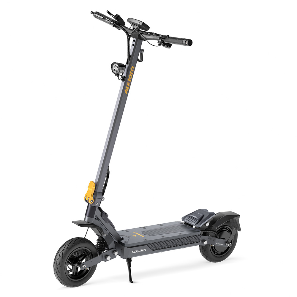 Ausom Gosoul 2  Electric Scooter, 800W Motor, 48V 13Ah Battery, 10-inch Tires, 45km/h Max Speed, 70km Range, Front & Rear Disc Brake, Dual Front Suspension, NFC Unlock