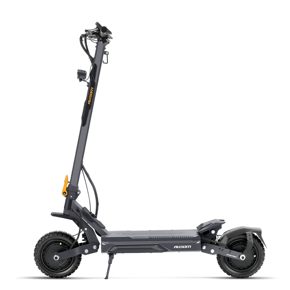Ausom Gosoul 2 Pro Dual Motor Electric Scooter, 1000W*2 Motor, 48V 18Ah Battery, 10-inch Tires, 60km/h Max Speed, 90km Range, Front & Rear Disc Brake, Dual Front Suspension, NFC Unlock