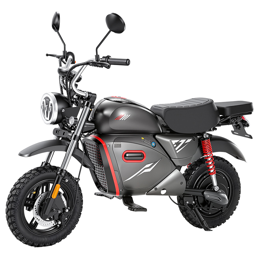 Y18 Electric Motorcycle,  2000W Motor, 48V 20Ah Battery, 55km/h Max Speed, 90km Range, 15