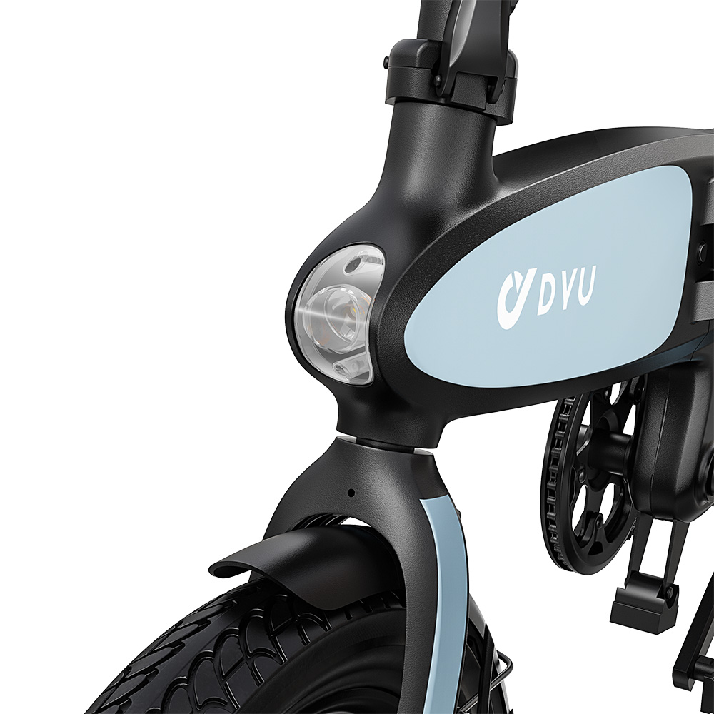Vélo Électrique Pliant DYU 16 Pouces – Moteur 250W, Batterie 48V 7.5Ah, Amortisseur Central