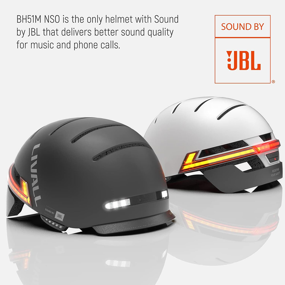 LIVALL BH51M NSO Smart Helmet – A hangszórókkal és LED-arzenállal kibélelt sci-fi sisak, ami a fejedre nőve írja újra a városi túlélés szabályait kép 1