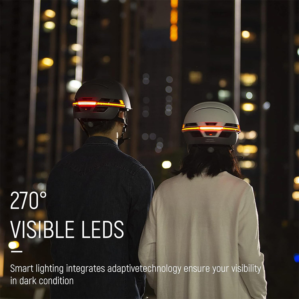 LIVALL BH51M NSO Smart Helmet – A hangszórókkal és LED-arzenállal kibélelt sci-fi sisak, ami a fejedre nőve írja újra a városi túlélés szabályait kép 3