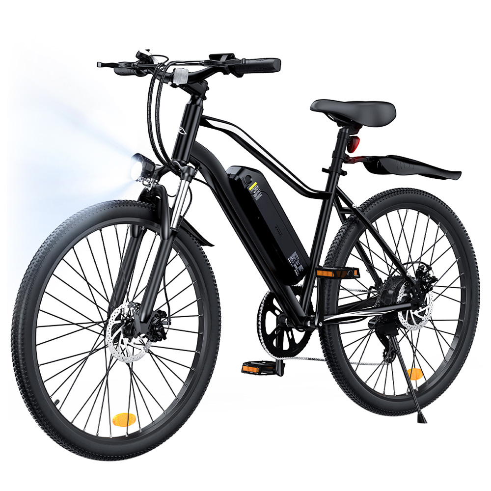 EB3S Electric Bike, 350W Motor, 36V 15Ah Battery, 35km/h Max Speed, 90km Range, 5-Speed Modes, 26