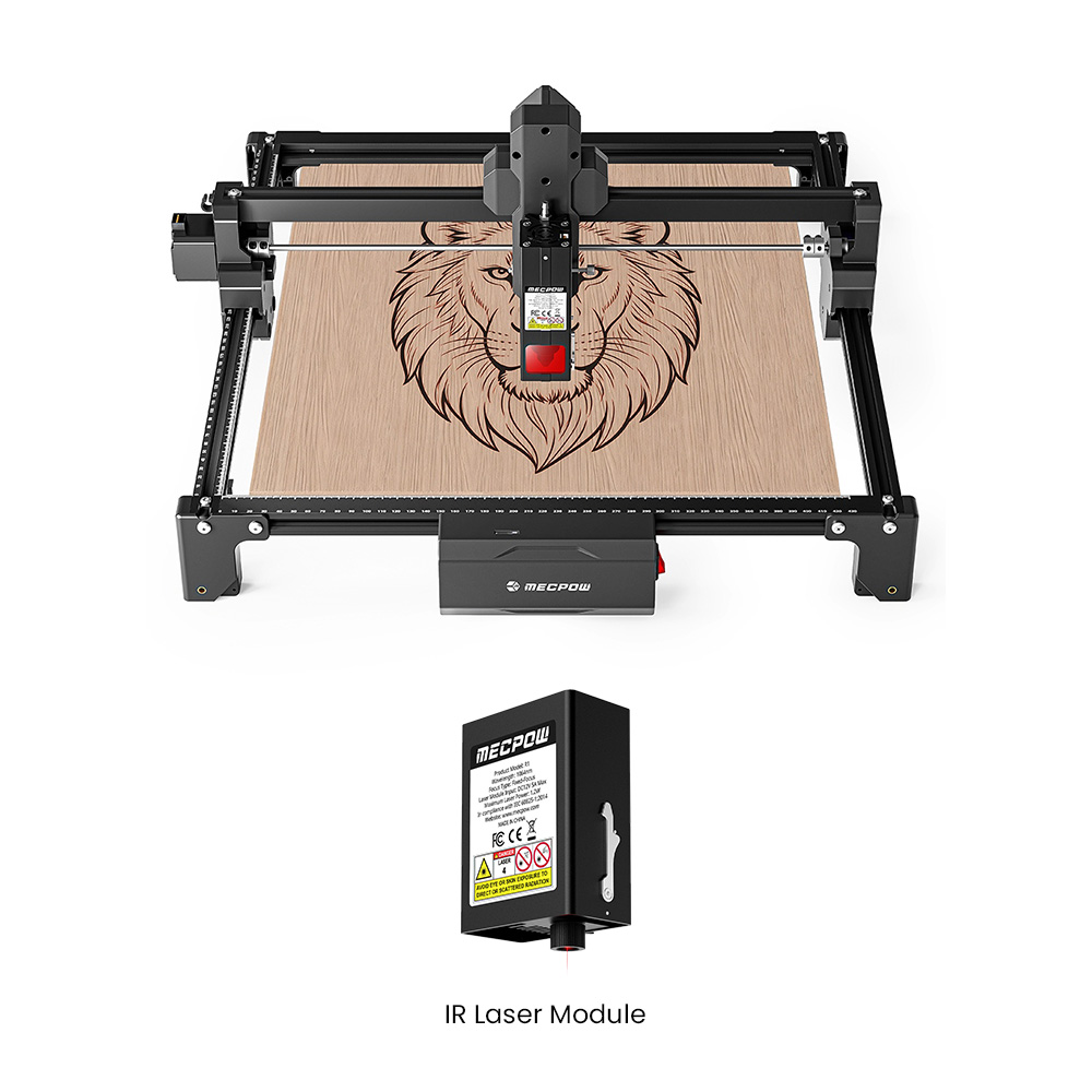 Mecpow X3S 12W Laser Engraver + R1 1.2W IR Laser Module