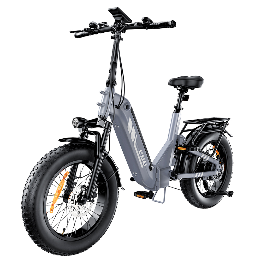 EB8 Foldable Electric Bike, 250W Motor, 48V 15Ah Battery, 144+km Range, 25km/h Max Speed, 20×4.0
