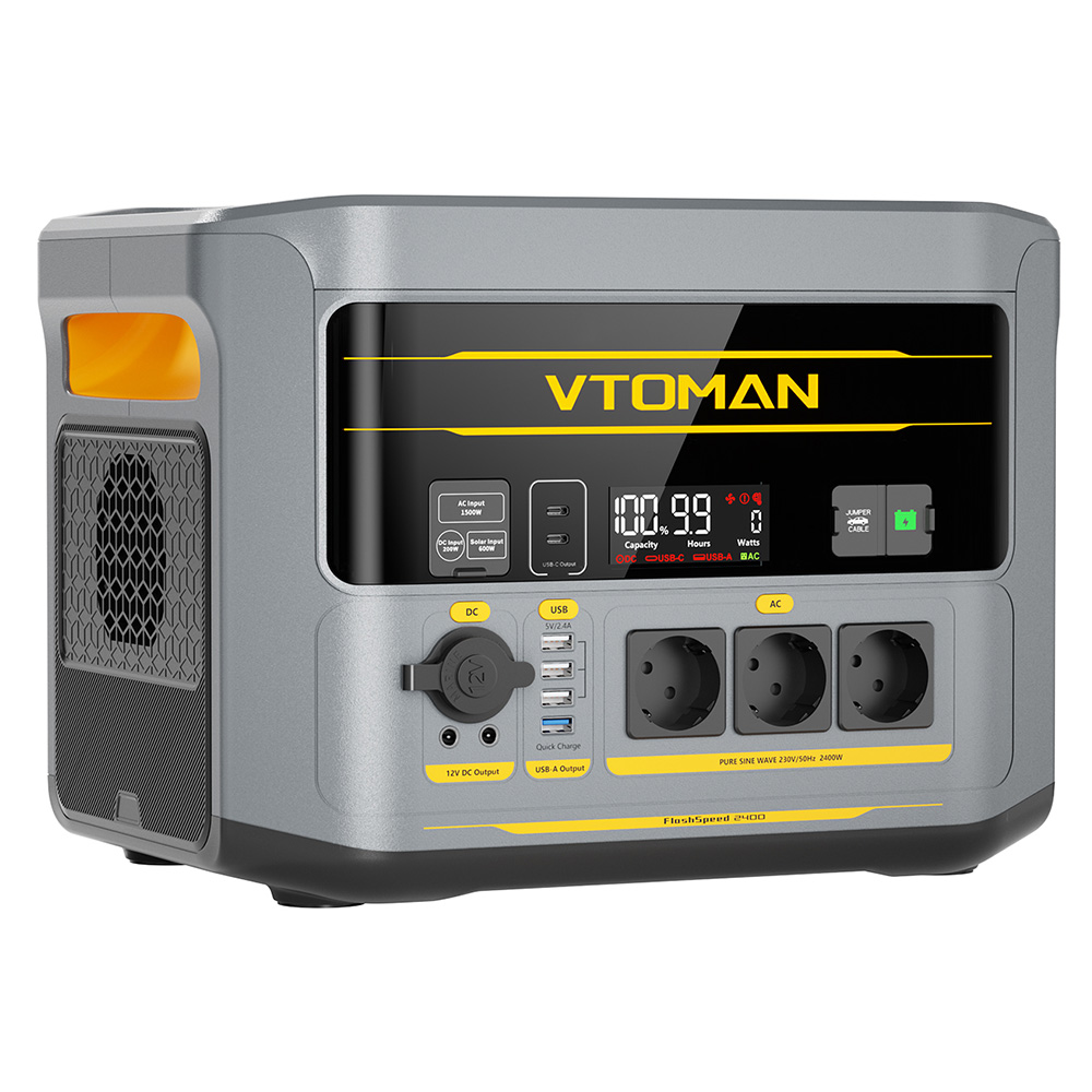 VTOMAN FlashSpeed 2400 – Komoly tartalék áram, gyors visszatöltéssel kép 2