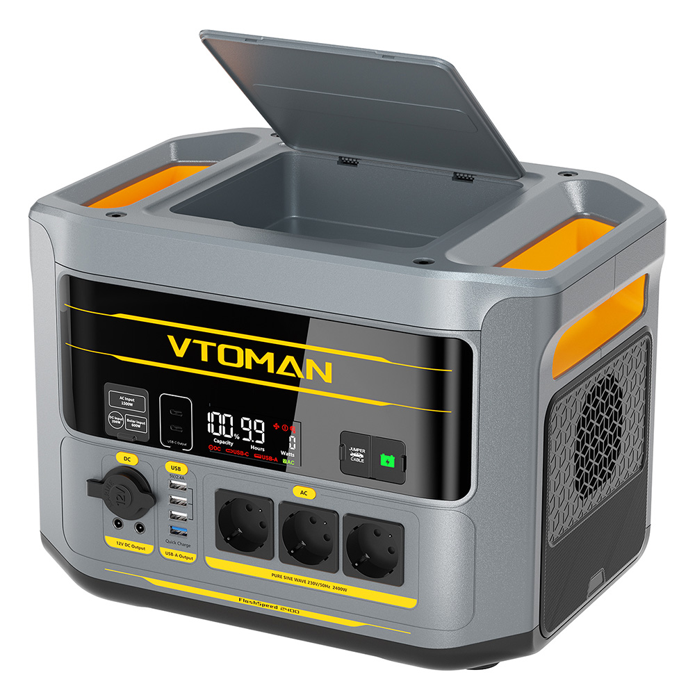 VTOMAN FlashSpeed 2400 – Komoly tartalék áram, gyors visszatöltéssel kép 3