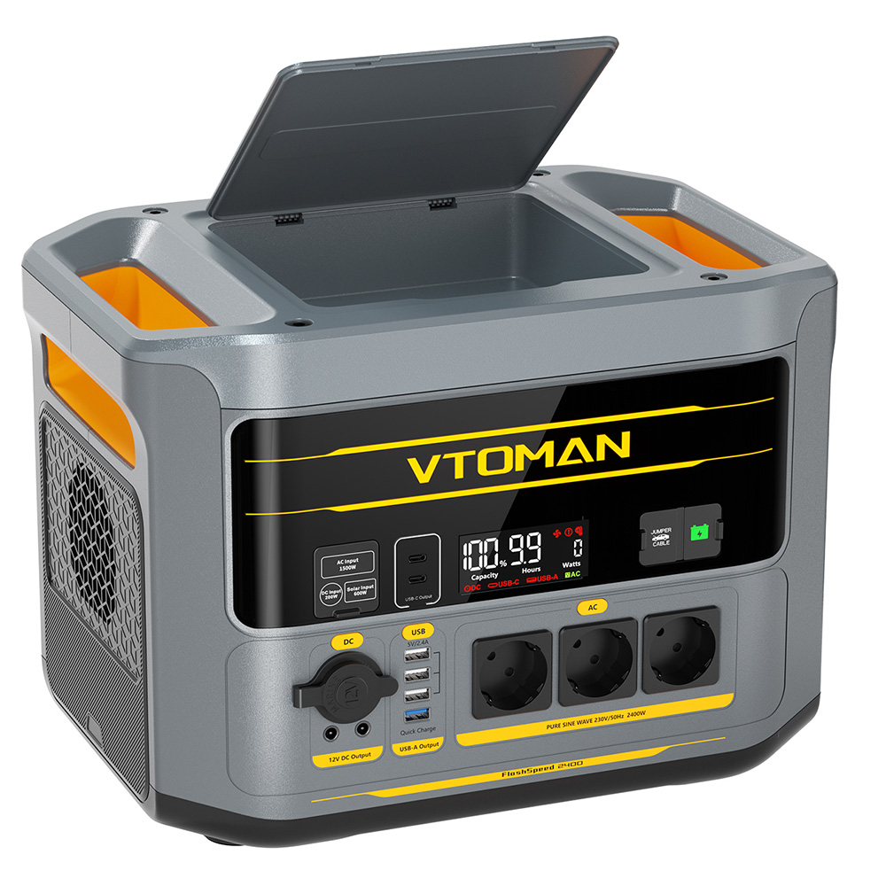 VTOMAN FlashSpeed 2400 – Komoly tartalék áram, gyors visszatöltéssel kép 1