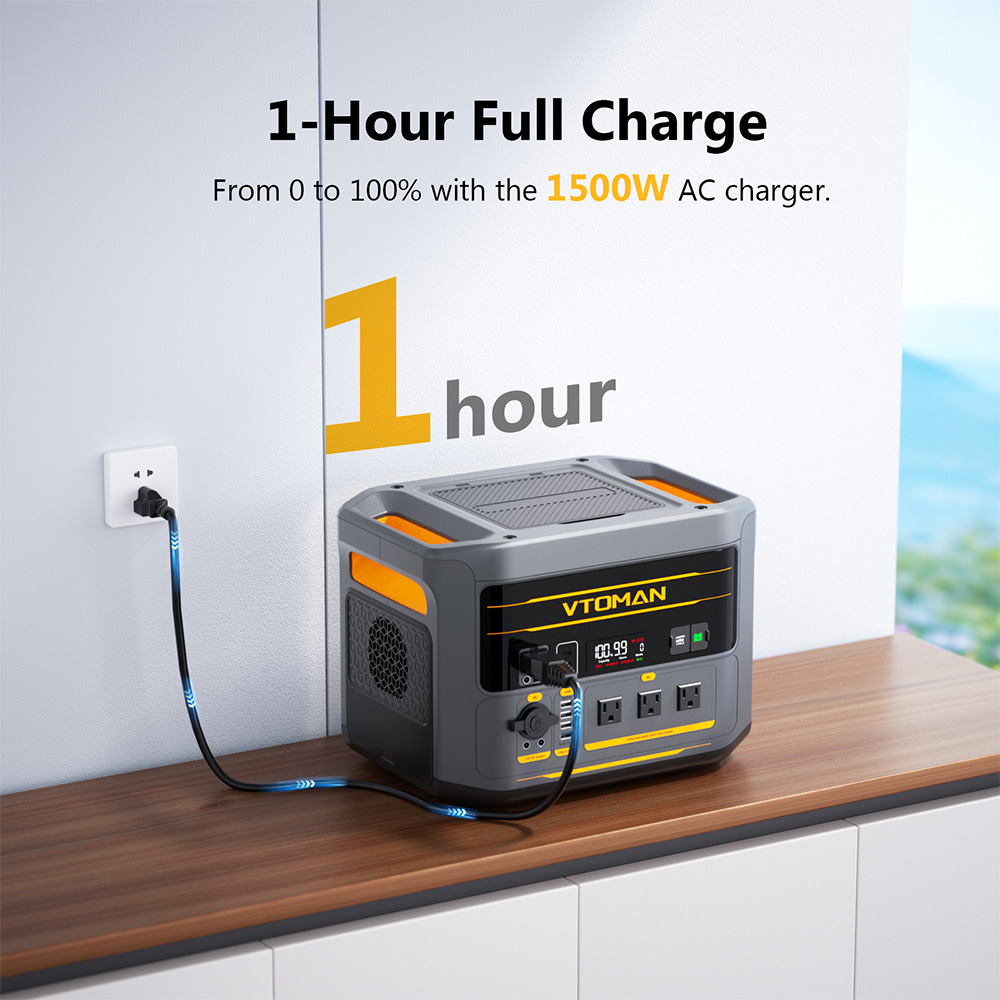 VTOMAN FlashSpeed 2400 – Komoly tartalék áram, gyors visszatöltéssel kép 2