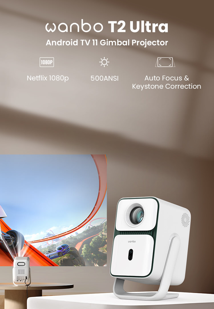 Wanbo T2 Ultra Sale 179€ with Code WT2ULTRA, EU Local