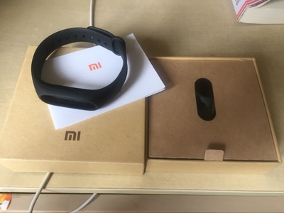 Xiaomi Mi Band 2 Smart Bracelet with 0.42" OLED Display/ Touch Key Control/ Heart Rate Monitor/ Sports Fitness Tracker/ Call Reminder/ IP67 for Android iOS - Black