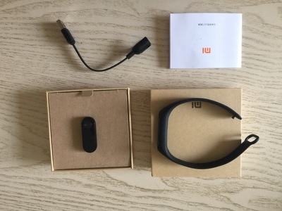 Xiaomi Mi Band 2 Smart Bracelet with 0.42" OLED Display/ Touch Key Control/ Heart Rate Monitor/ Sports Fitness Tracker/ Call Reminder/ IP67 for Android iOS - Black