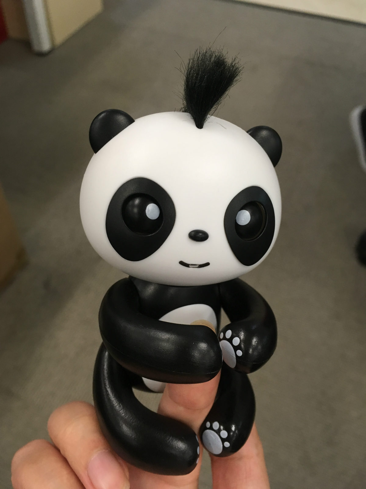 interactive toy panda