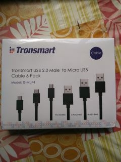 Tronsmart [6 Pack]1ft*2 &amp; 3ft*2 &amp; 6ft*2 Micro USB Cables High Speed USB 2.0 Male to Micro USB Sync/Charging Cables
