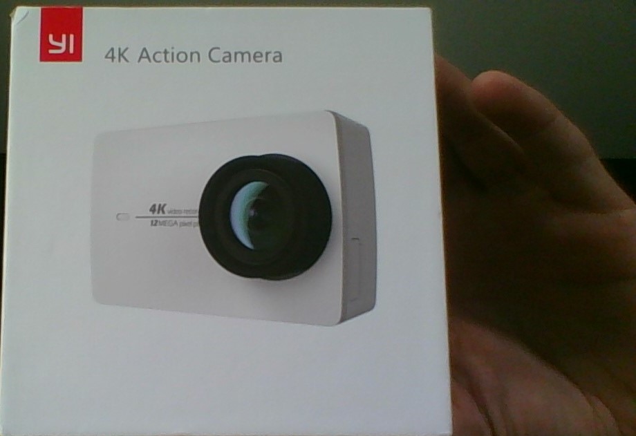 Xiaoyi YI 4K Action Camera II 2.19 Retina Screen Ambarella A9SE75 Sony IMX377 12MP 155‎ Degree Wide Angle 1200mAh EIS LDC Sport Camera International Version - Black