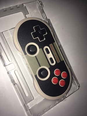 8Bitdo NES30 PRO Wireless Bluetooth Controller Gamepad for iOS /Android/PC/ Nintendo Switch - Black + Gray
