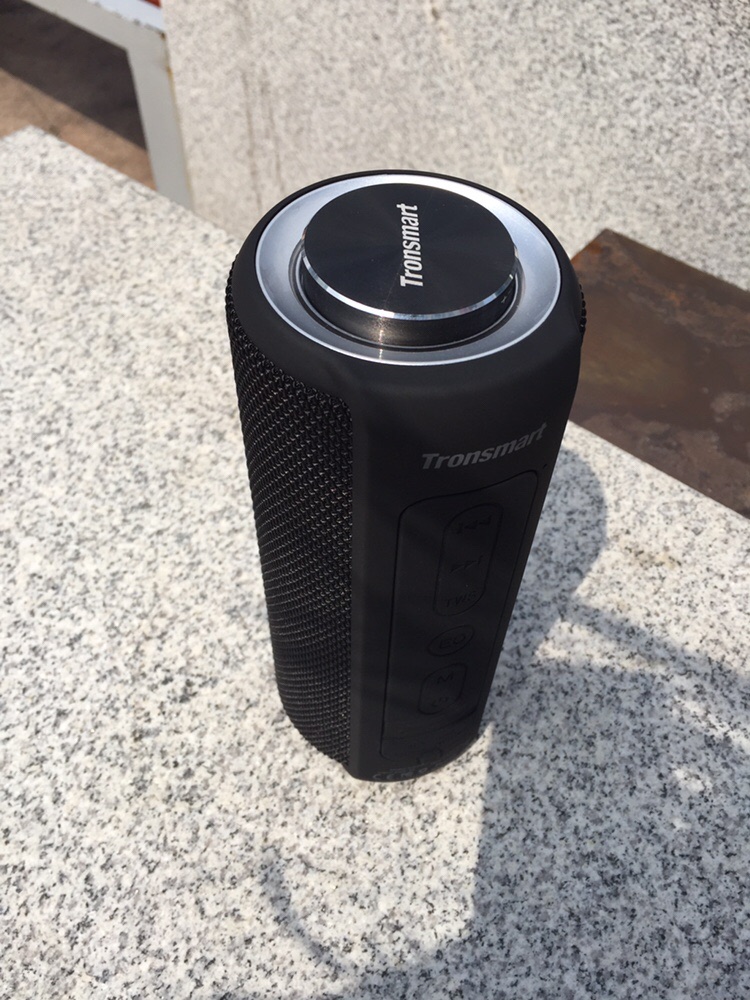 Tronsmart Element T6 Plus Portable Bluetooth 5.0 Speaker with 40W Max Output, Deep Bass, IPX6 Waterproof, TWS - Black