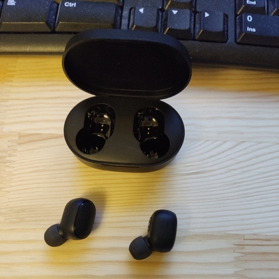 Xiaomi Redmi AirDots S TWS Earbuds Bluetooth5.0 Realtek RTL8763BFR  DSP Noise Reduction Game Mode IPX4 Siri Google Assistant - Black