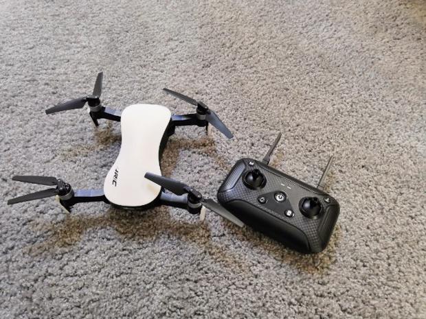 JJRC X12 AURORA 4K 5G WIFI 1.2km FPV GPS Foldable RC Drone With 3Axis Gimbal 50X Digital Zoom Ultrasonic Positioning RTF - White Two Batteries with Bag