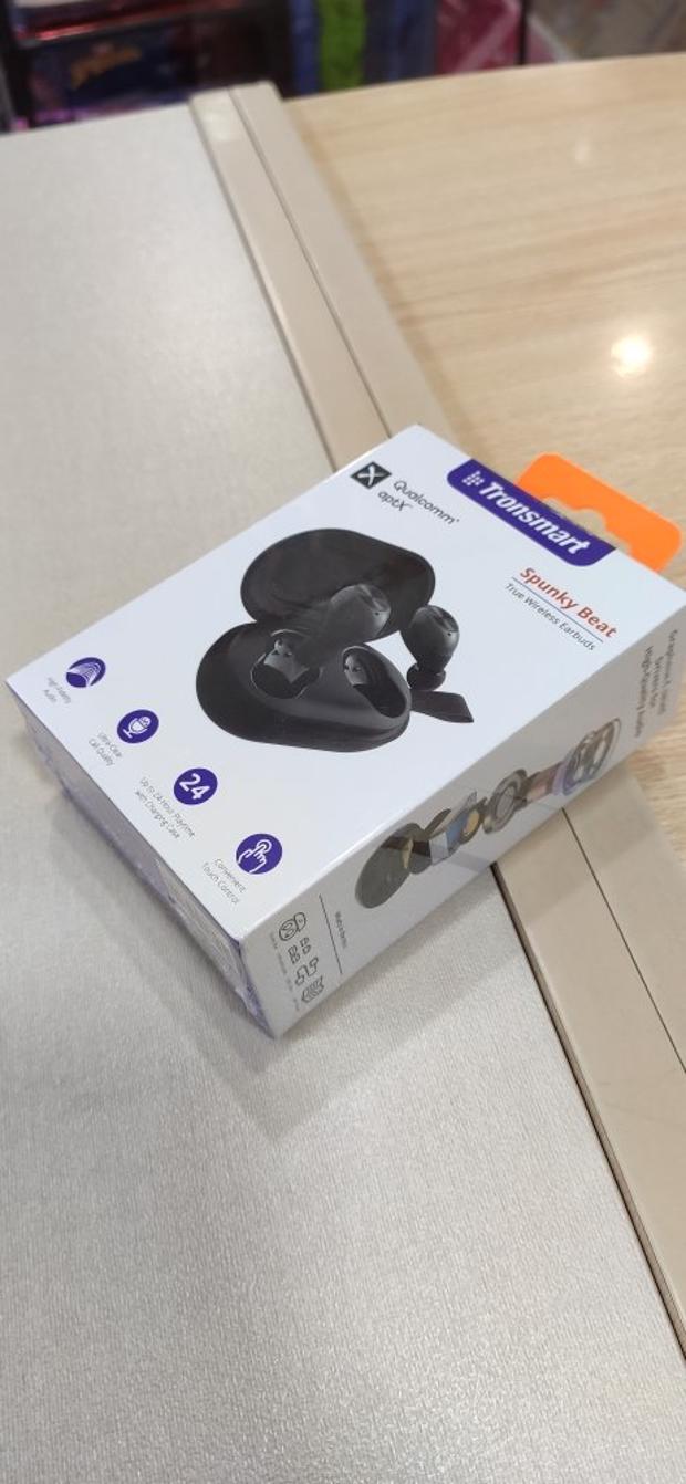 Tronsmart Spunky Beat Bluetooth 5.0 TWS CVC 8.0 Earbuds Qualcomm QCC3020 Independent Usage aptX/AAC/SBC 24H Playtime Siri Google Assistant IPX5