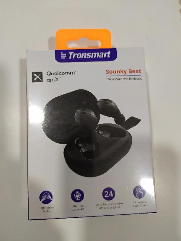 Tronsmart Spunky Beat Bluetooth 5.0 TWS CVC 8.0 Earbuds Qualcomm QCC3020 Independent Usage aptX/AAC/SBC 24H Playtime Siri Google Assistant IPX5