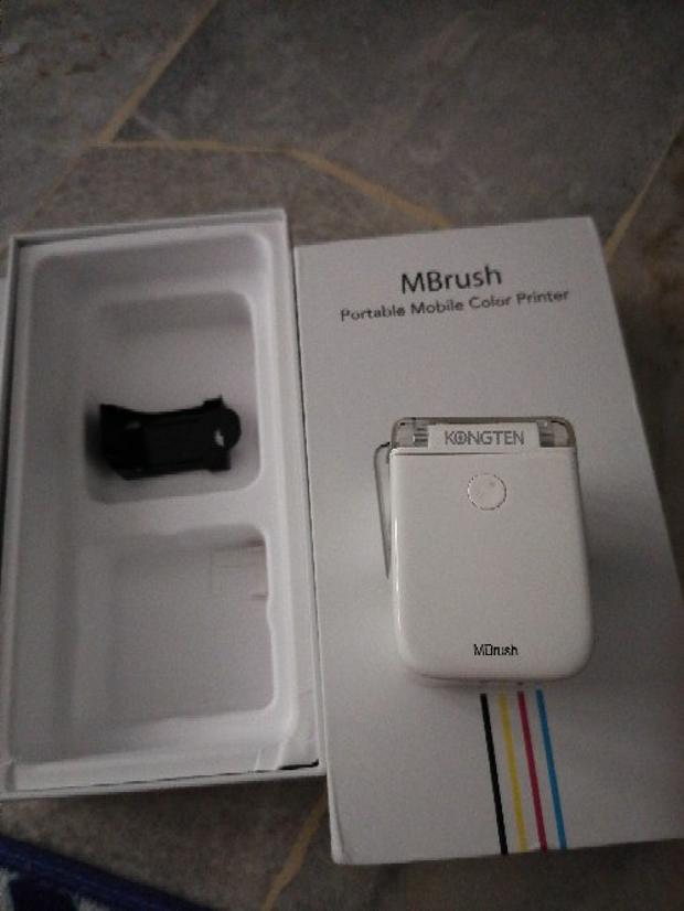 Nuova Mini stampante portatile a colori Mbrush stampante portatile