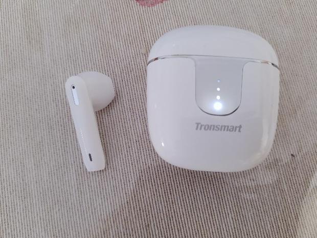 Tronsmart Onyx Ace Bluetooth 5.0 TWS Earphones 4 Microphones Qualcomm QCC3020 Independent Usage aptX/AAC/SBC 24H Playtime Siri Google Assistant IPX5 - White