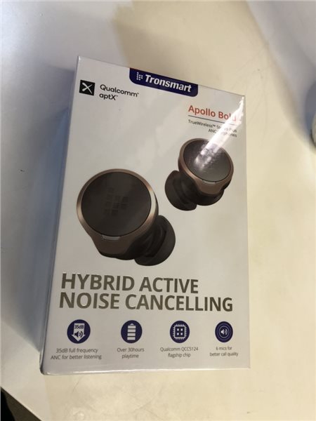 Tronsmart Apollo Bold ANC TWS Earbuds 360 Degrees Hybrid Active Noise Cancelling Qualcomm QCC5124 aptX AAC SBC APP Control IP45