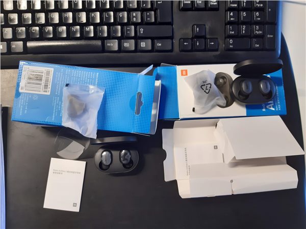 Xiaomi Redmi AirDots S TWS Earbuds Bluetooth5.0 Realtek RTL8763BFR  DSP Noise Reduction Game Mode IPX4 Siri Google Assistant - Black