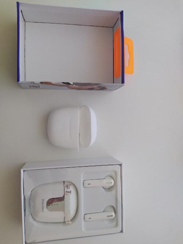 Tronsmart Onyx Ace Bluetooth 5.0 TWS Earphones 4 Microphones Qualcomm QCC3020 Independent Usage aptX/AAC/SBC 24H Playtime Siri Google Assistant IPX5 - White