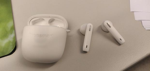 Tronsmart Onyx Ace Bluetooth 5.0 TWS Earphones 4 Microphones Qualcomm QCC3020 Independent Usage aptX/AAC/SBC 24H Playtime Siri Google Assistant IPX5 - White