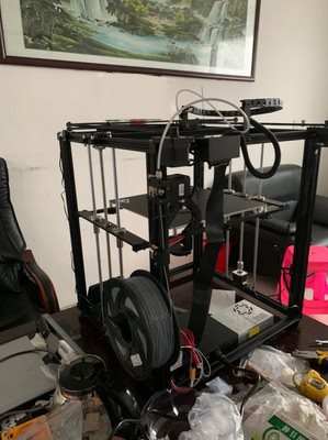 TRONXY X5SA 3D Printer Rapid Assembly DIY Kit Printing Size 330*330*400mm Auto Leveling Filament Sensor Resume Print Cube Full Metal Square with 3.5 inch Touch Screen