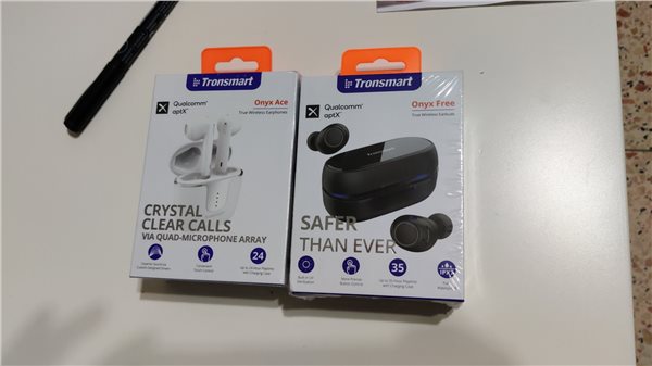 Tronsmart Onyx Free UV Sterilization TWS Earbuds Qualcomm QCC3020 IPX7 Qualcomm aptX Mono/Stereo Mode Pop Up Pairing  Voice Assistant