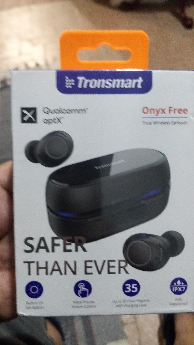 Tronsmart Onyx Free UV Sterilization TWS Earbuds Qualcomm QCC3020 IPX7 Qualcomm aptX Mono/Stereo Mode Pop Up Pairing  Voice Assistant