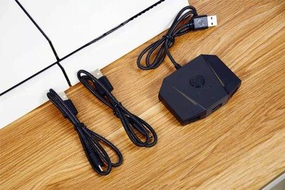 GameSir LeadJoy VX2 AimBox Multi-Platform Console Adapter Built-in 3.5mm Audio Jack Compatible with Xbox One/PlayStation4