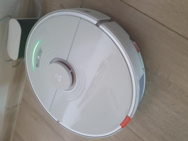 Roborock S7 Robot Vacuum Cleaner with Sonic Mopping Auto Mop Lifting 2500Pa Powerful Suction LiDAR Navigation Ultrasonic Carpet Recognition 5200mAh Battery 470ml Dustbin 300ml Water Tank Alexa APP Control for Pets Hair, Carpets and Hard Floor - White