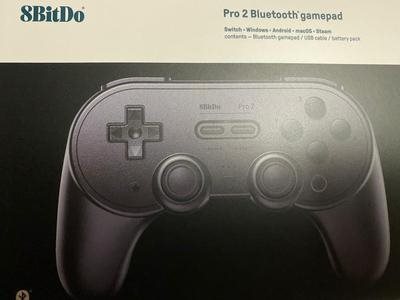8BitDo Pro 2 Bluetooth Controller with Joystick for Nintendo Switch, PC, macOS, Android, Steam &amp; Raspberry Pi - Grey