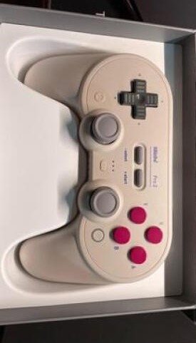 8BitDo Pro 2 Bluetooth Controller with Joystick for Nintendo Switch, PC, macOS, Android, Steam &amp; Raspberry Pi - Grey