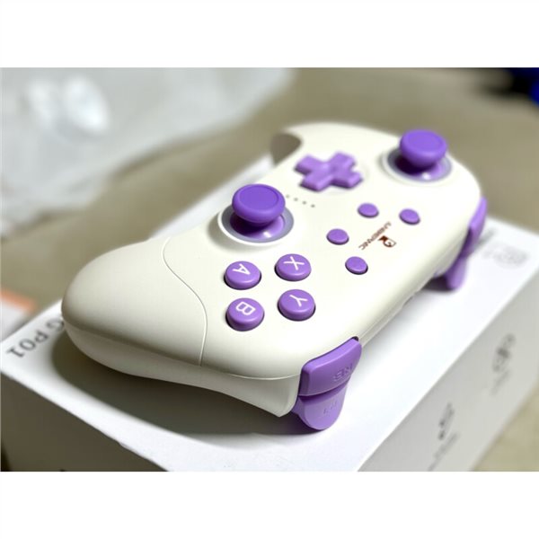 ANBERNIC RG P01 Game Controller, Hall Effect Triggers &amp; Joystick, Six-axis Gyroscope, Bluetooth/2.4G Wireless/ Wired Connection, 9 Hours Autonomy, Compatible with PC, Switch, Android, iOS, Steam - Black