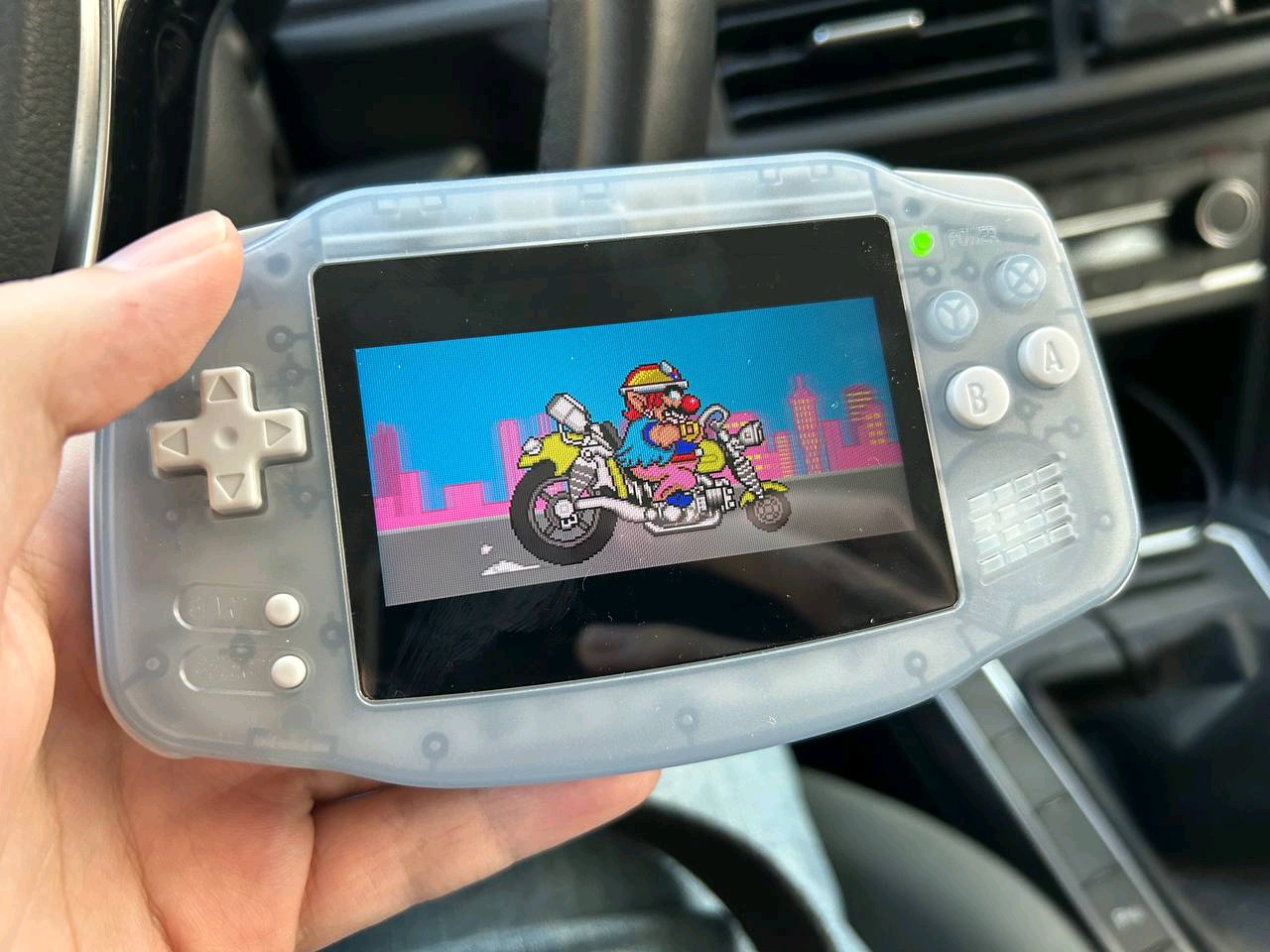 ANBERNIC RG34XX Game Console 32GB Transparent Green